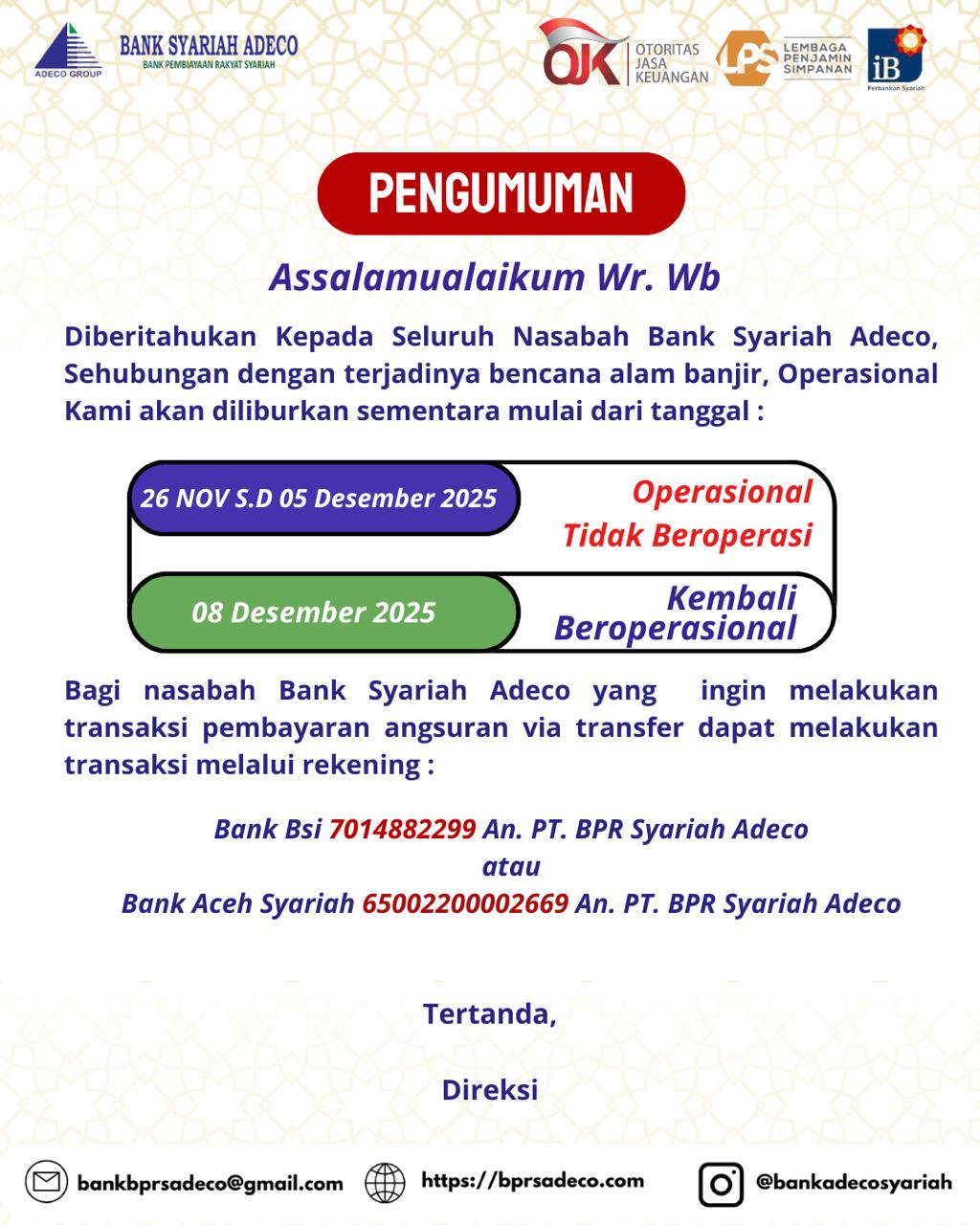 Pengumuman